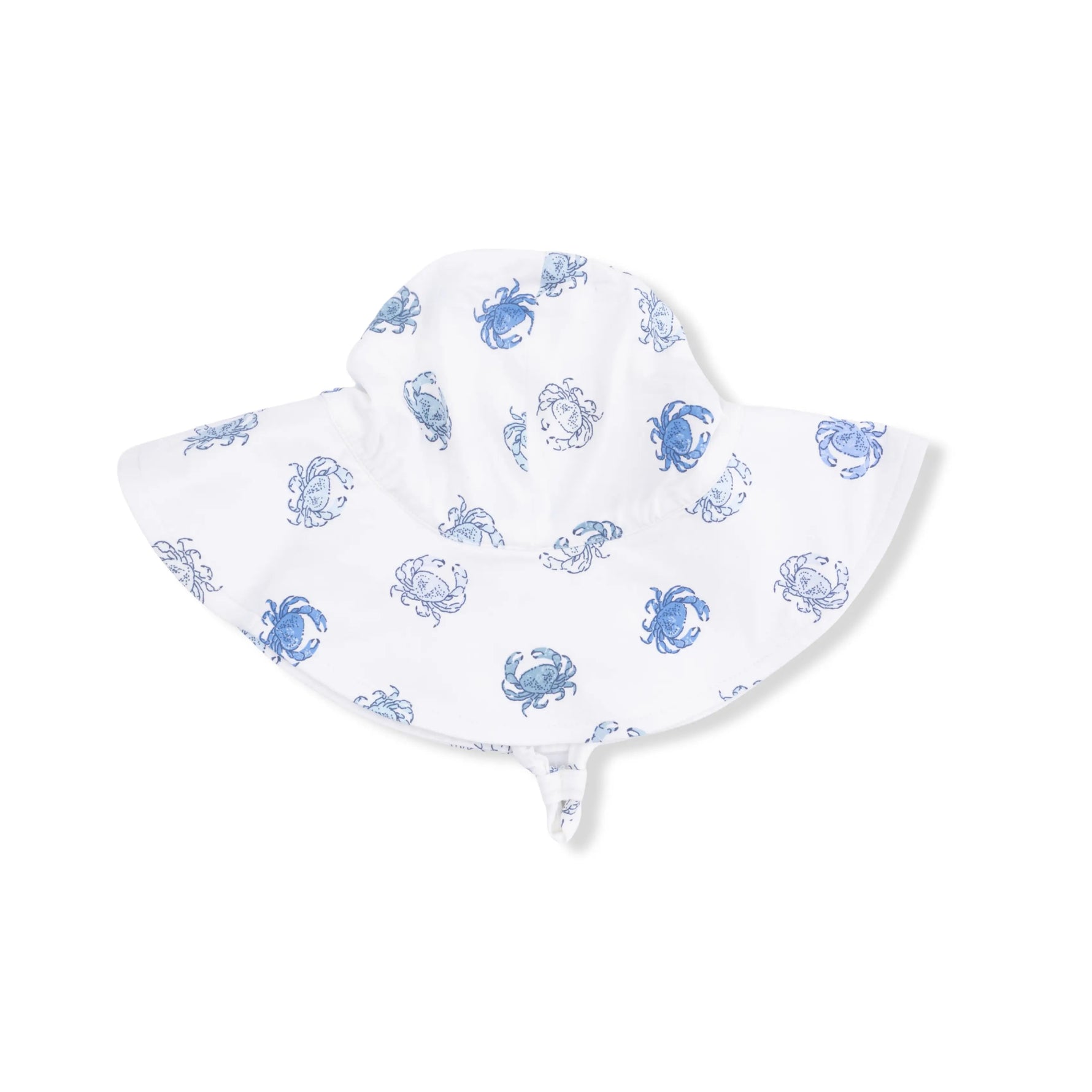Blue Crabs - Wide Brim Sun Hat - White, Hat, Baby & Toddler Clothing, Costume Hat, Sun hat | Everetts Place