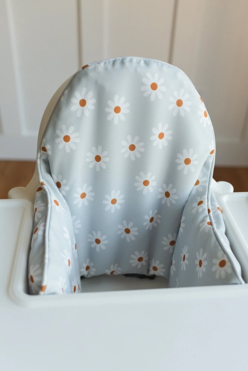 Little Joy Co. Blue Daisy IKEA Antilop Wipeable Cushion Cover Washable - Everetts Place Boutique - 