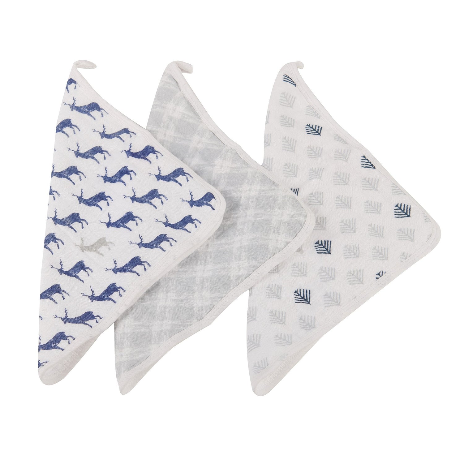 Newcastle Classics Blue Deer Cotton Washcloth Set with Plush Softness for Kids Bath Time - Home & Garden > Linens & Bedding > Towels > Bath Towels & Washcloths > Washcloths Washcloth Set