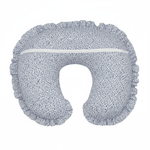 Little Mae & Co Blue Floral Ruffle Nursing Pillow Cover - 