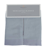 Newcastle Classics Blue Fog Cotton Newcastle Security Blanket for Comforting Kids - 