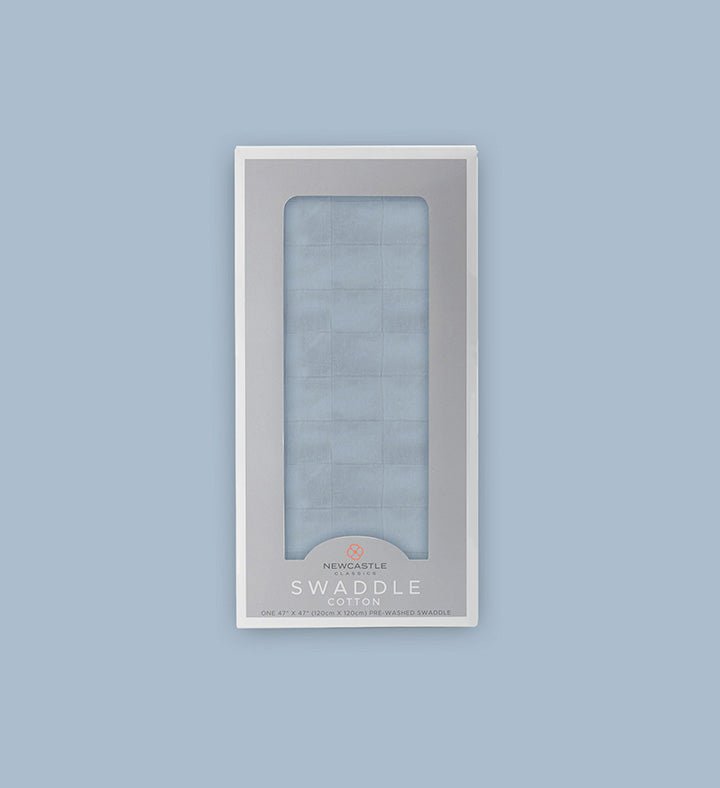 Newcastle Classics Blue Fog Cotton Swaddle