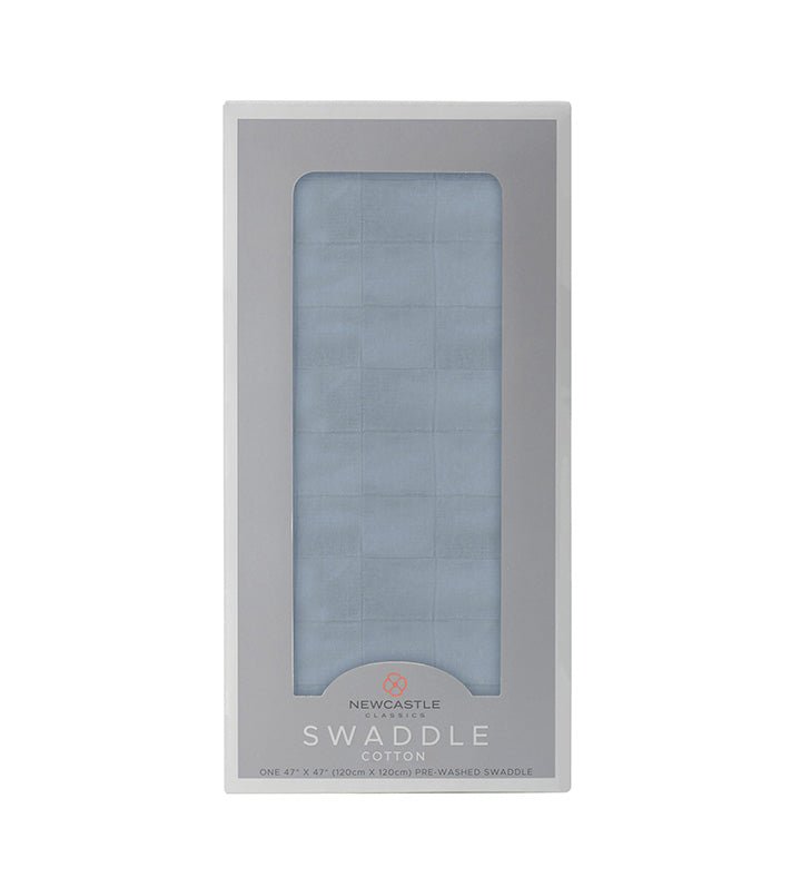 Newcastle Classics Blue Fog Cotton Swaddle
