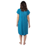 Three Little Tots Blue Mommy Labor and Delivery Nursing Hospital Gown - 