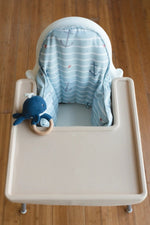 Little Joy Co. Blue Nautical Cushion Cover for IKEA Antilop Highchair - Everetts Place Boutique - 