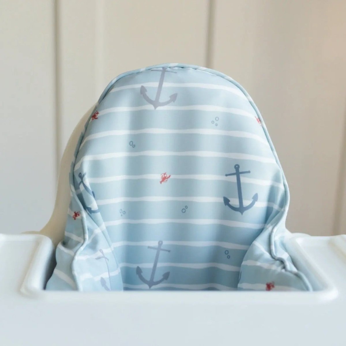 Little Joy Co. Blue Nautical Cushion Cover for IKEA Antilop Highchair - Everetts Place Boutique - 