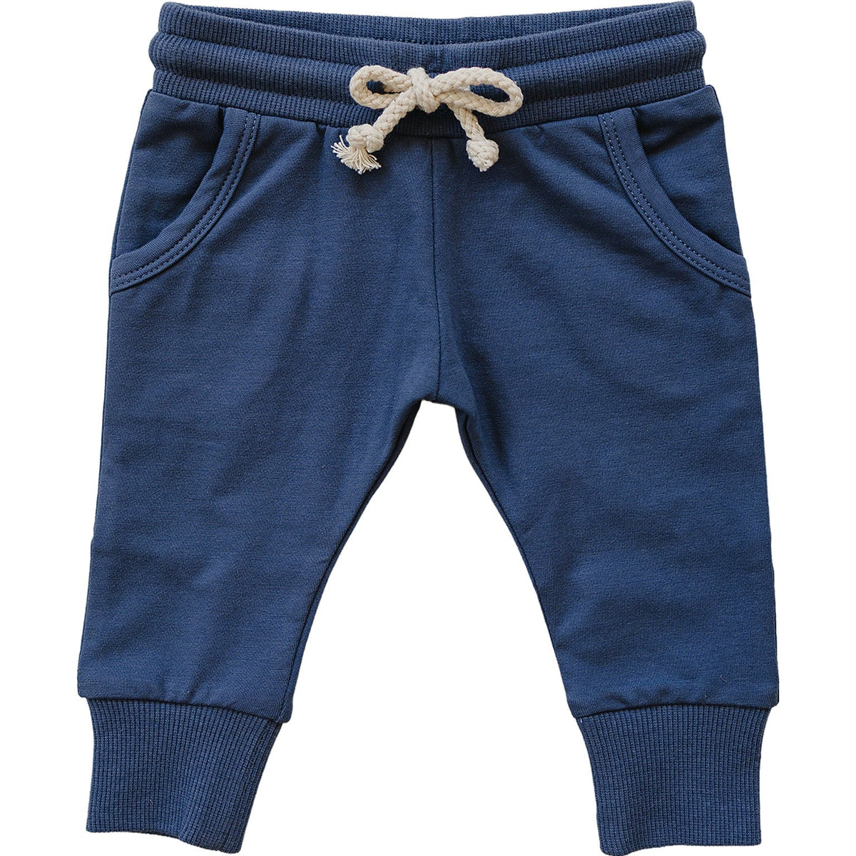 Blue Pocket Joggers - White, Pocket, Fashion, Baby & Toddler Clothing, Denim | Everetts Place