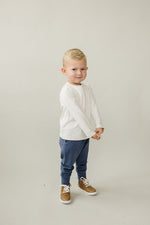 Mebie Baby Blue Pocket Joggers - 