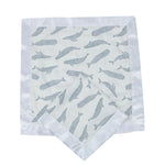 Newcastle Classics Blue Shadow Whales Bamboo Newcastle Blankie