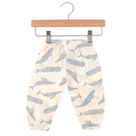 Newcastle Classics Blue Shadow Whales Bamboo Mini Pants with Soft Fabric for Babies - Apparel & Accessories > Clothing > Baby & Toddler Clothing > Baby & Toddler Bottoms Clothing