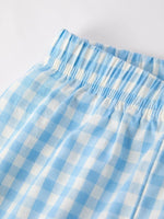 Rylee Faith Designs Blue Smocked Church Christ Bishop Christening Toddler Boys Set - Everetts Place Boutique - 