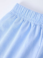 Rylee Faith Designs Blue Smocked Church Christ Bishop Christening Toddler Boys'Set