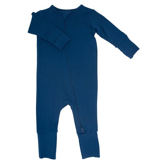 Blue Titan Convertible Romper With Two Way Zip For Changes Sweet Bamboo Everetts Place: Online Boutique