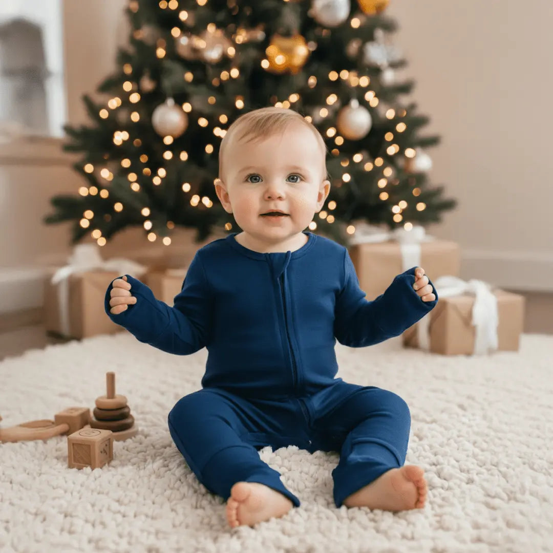 Sweet Bamboo Blue Titan Convertible Romper - 
