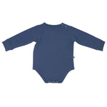 Sweet Bamboo Blue Titan Long Sleeve Bodysuit - 