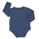 Sweet Bamboo Blue Titan Long Sleeve Bodysuit - 