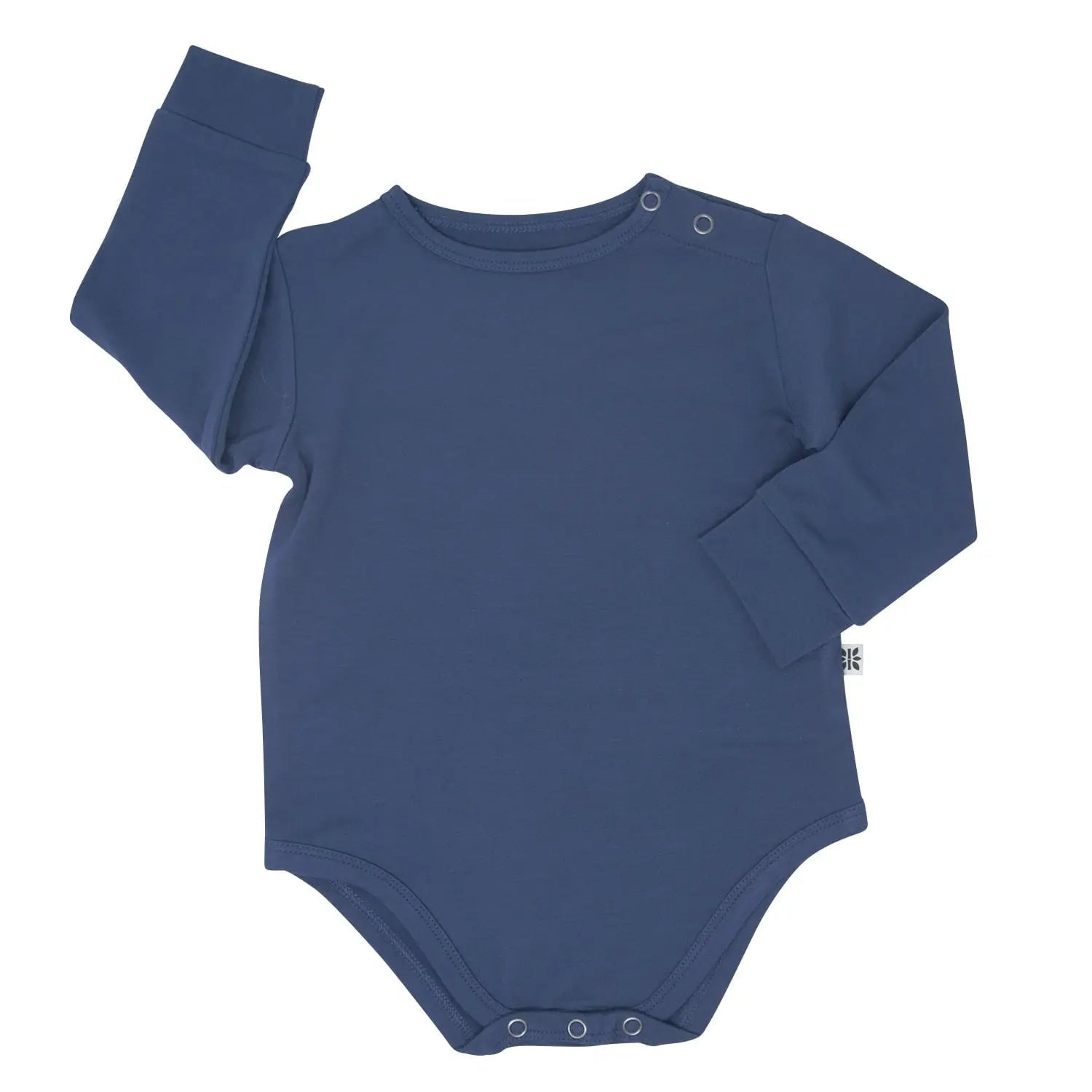 Sweet Bamboo Blue Titan Long Sleeve Bodysuit - 