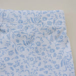 Little Joy Co. Blue Toile Applique Bow Crewneck Sweatshirt Romper Style - Everetts Place Boutique - 