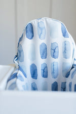 Little Joy Co. Blue Watercolor Cushion Cover For IKEA Antilop Highchair - Everetts Place Boutique - 