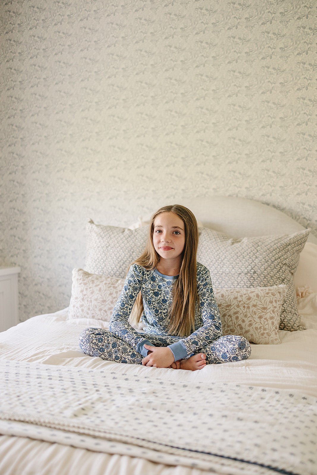 Mebie Baby Bluebell Pointelle Bamboo Cozy Set - 