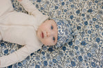 Mebie Baby Bluebell Pointelle Bamboo Rayon Newborn Knot Hat For Soft Comfort - 
