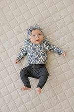 Mebie Baby Bluebell Ruffle Sleeve Pointelle Bamboo Bodysuit - 