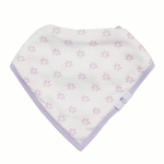Goosewaddle® | Newborn Baby Blankets Toys Teethers Bibs & More Blueberries And Flowers Lavender Bib Set with Super Absorbent Fabric for Babies - 