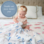 LollyBanks Bluebirds of Happiness Swaddle BlanketEveretts Place