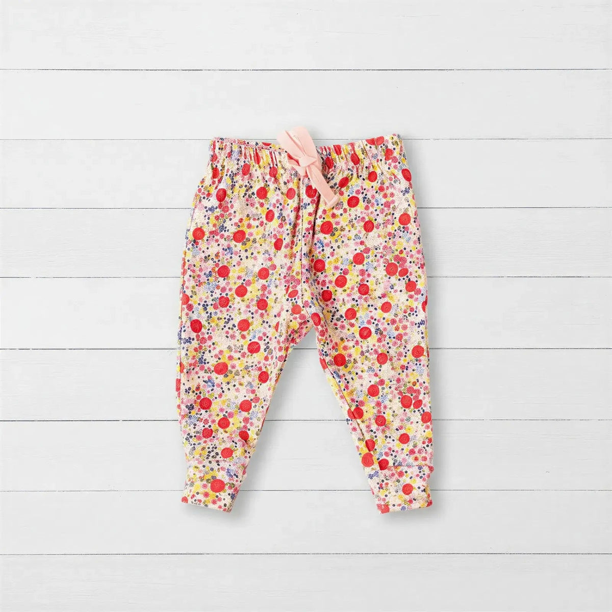 Bestaroo Blush Bloom All Over Print Cotton Bamboo Relaxed Fit Joggers For Kids - 