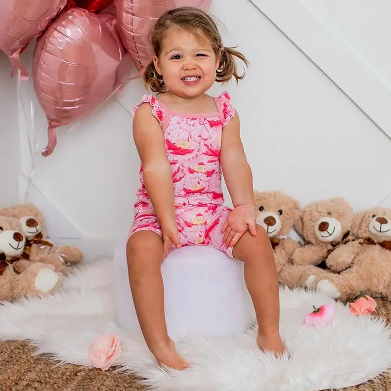 Bestaroo Blush Dreams Flutter Tank & Shorts - 