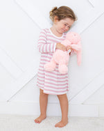 Blush Stripes L/S Dress by Bestaroo