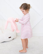 Blush Stripes L/S Dress by Bestaroo