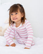 Blush Stripes  L/S Pajama by Bestaroo
