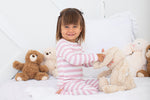 Blush Stripes  L/S Pajama by Bestaroo