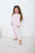 Blush Stripes Relaxed Fit Jogger by Bestaroo