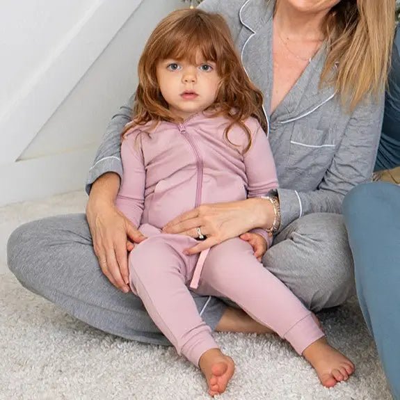 Bestaroo Blush Zipper Hoodie for Kids with Fully Lined Hood and Plush Bamboo Cotton - 