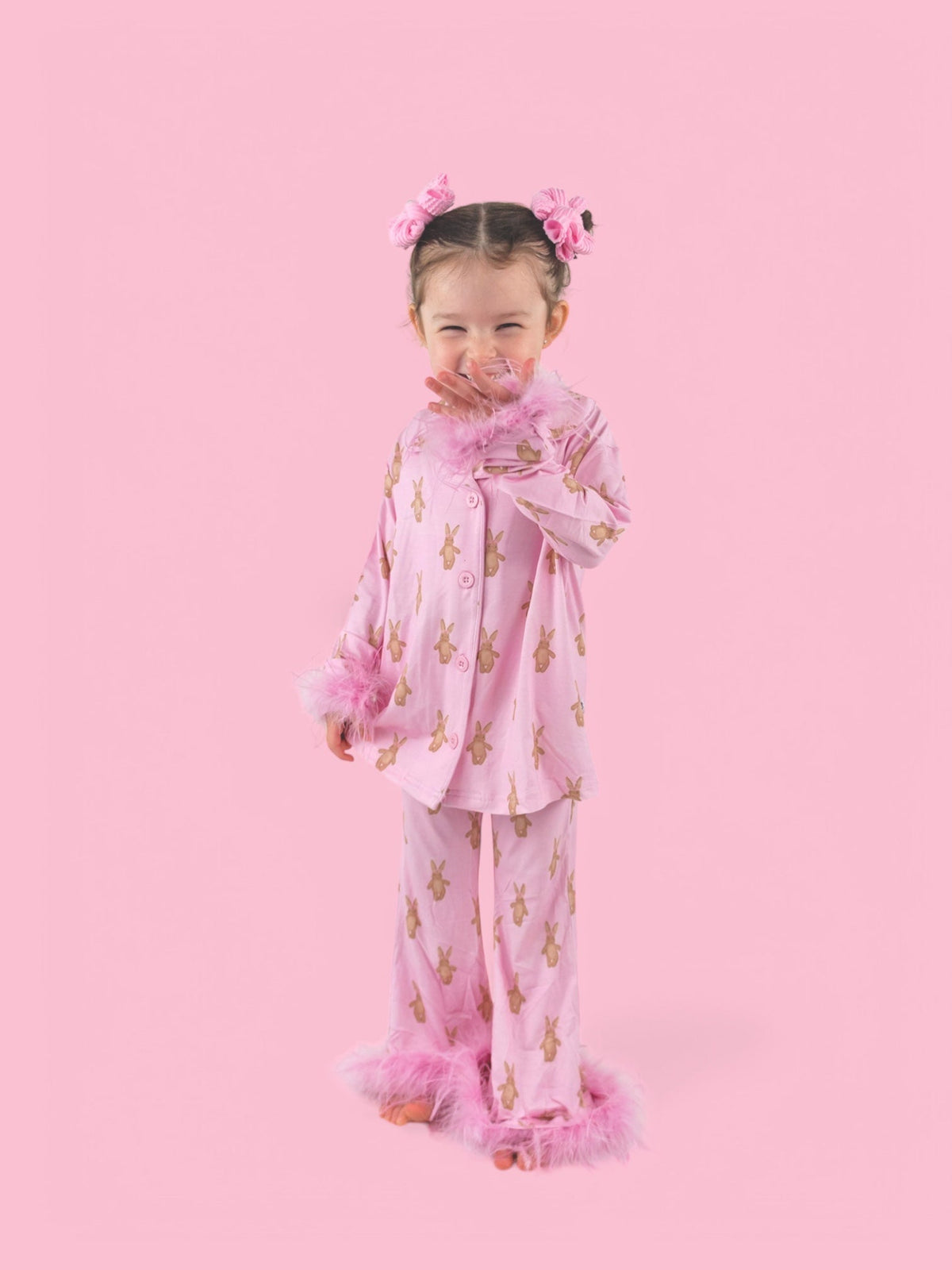 DREAM BIG LITTLE CO BLUSHIN' BUNNIES GIRL'S FLARE FEATHERED DREAM SETEveretts Place