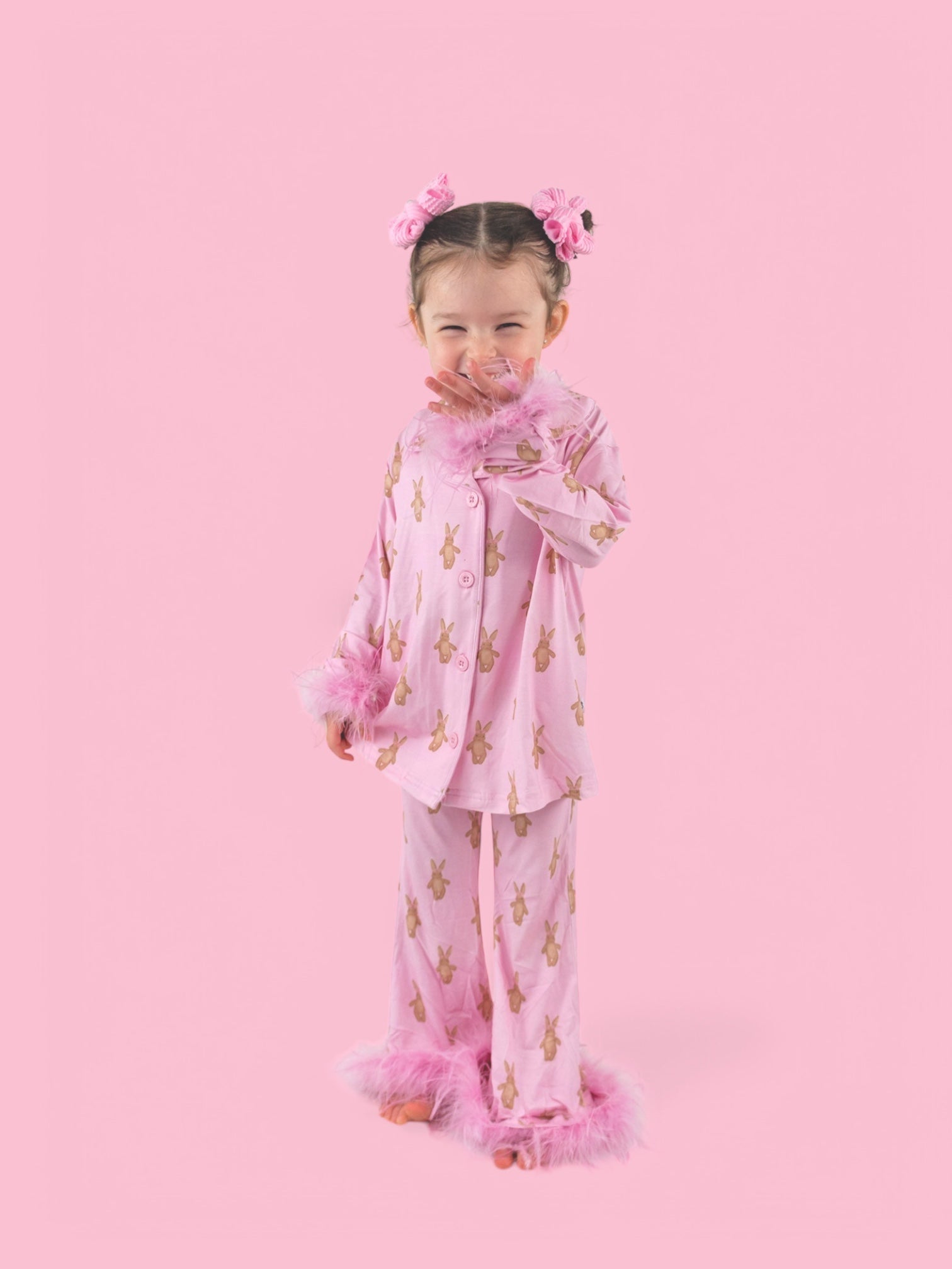 DREAM BIG LITTLE CO BLUSHIN' BUNNIES GIRL'S FLARE FEATHERED DREAM SETEveretts Place