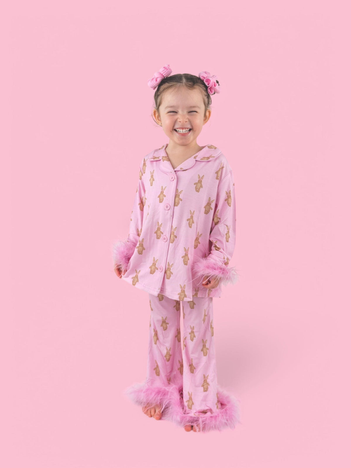 DREAM BIG LITTLE CO BLUSHIN' BUNNIES GIRL'S FLARE FEATHERED DREAM SETEveretts Place