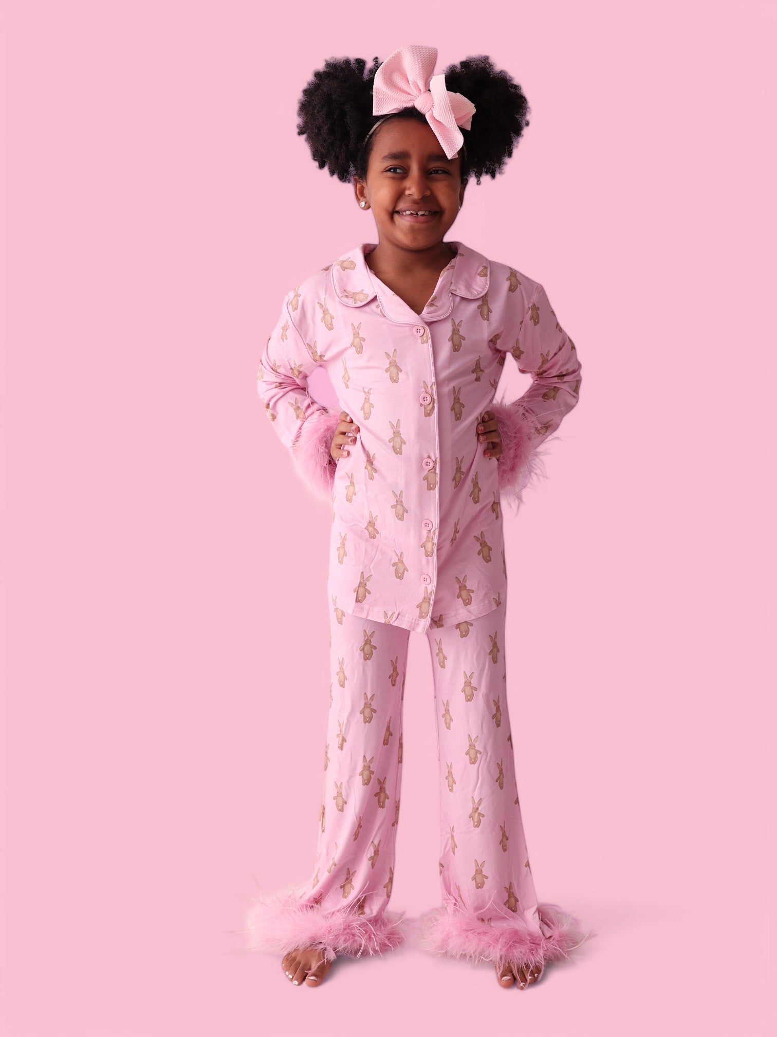 DREAM BIG LITTLE CO BLUSHIN' BUNNIES GIRL'S FLARE FEATHERED DREAM SETEveretts Place