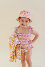 DREAM BIG LITTLE CO BLUSHIN' CHECKERS DREAM SMOCKED TANKINI TWO PIECE SWIM SUITEveretts Place