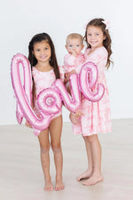 Mila & Rose ® Blushing Bows 3/4 Sleeve Twirl Bodysuit - 