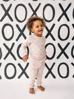 Little Joy Co. Blushing Bows Bamboo Pajamas 2Piece Breathable Sleepwear - Everetts Place Boutique - 