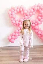 Little Joy Co. Blushing Bows Modal Lounge Set Two Piece Comfort Wear - Everetts Place Boutique - 