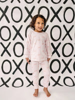 Little Joy Co. Blushing Bows Modal Lounge Set Two Piece Comfort Wear - Everetts Place Boutique - 