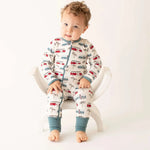 Boards & Buses Romper - Sleeve, Baby & Toddler Clothing, Child, Nightwear, Pajamas | Everetts Place