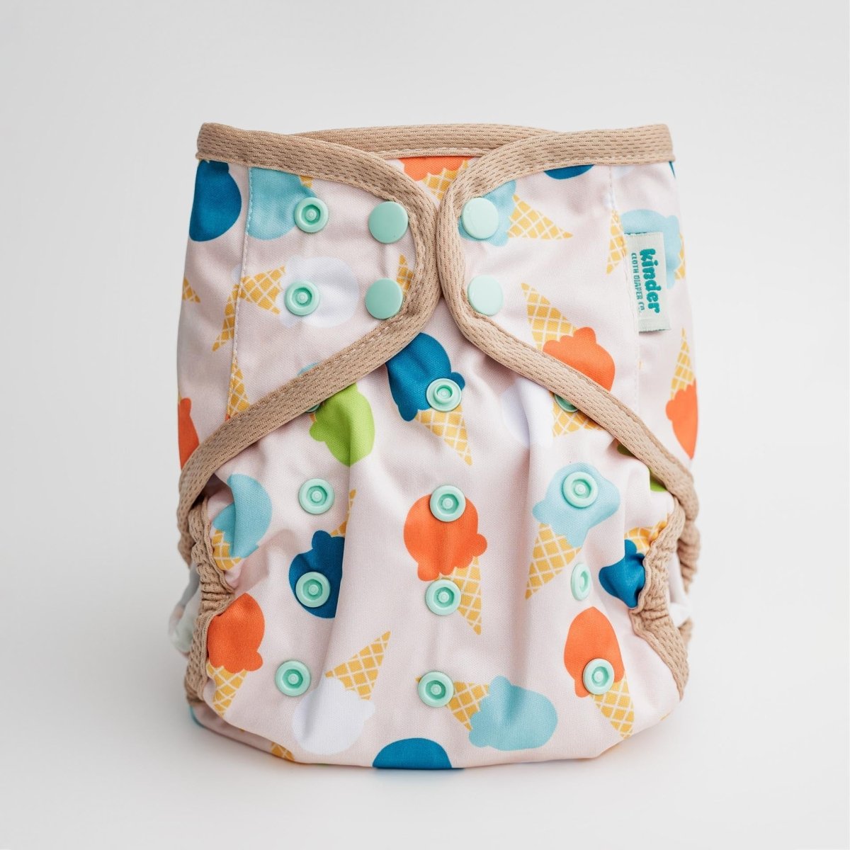 Kinder Cloth Diaper Co. Patterned Wipeable Cloth Diaper Cover, Grows with your Baby - Everetts Place Boutique - 