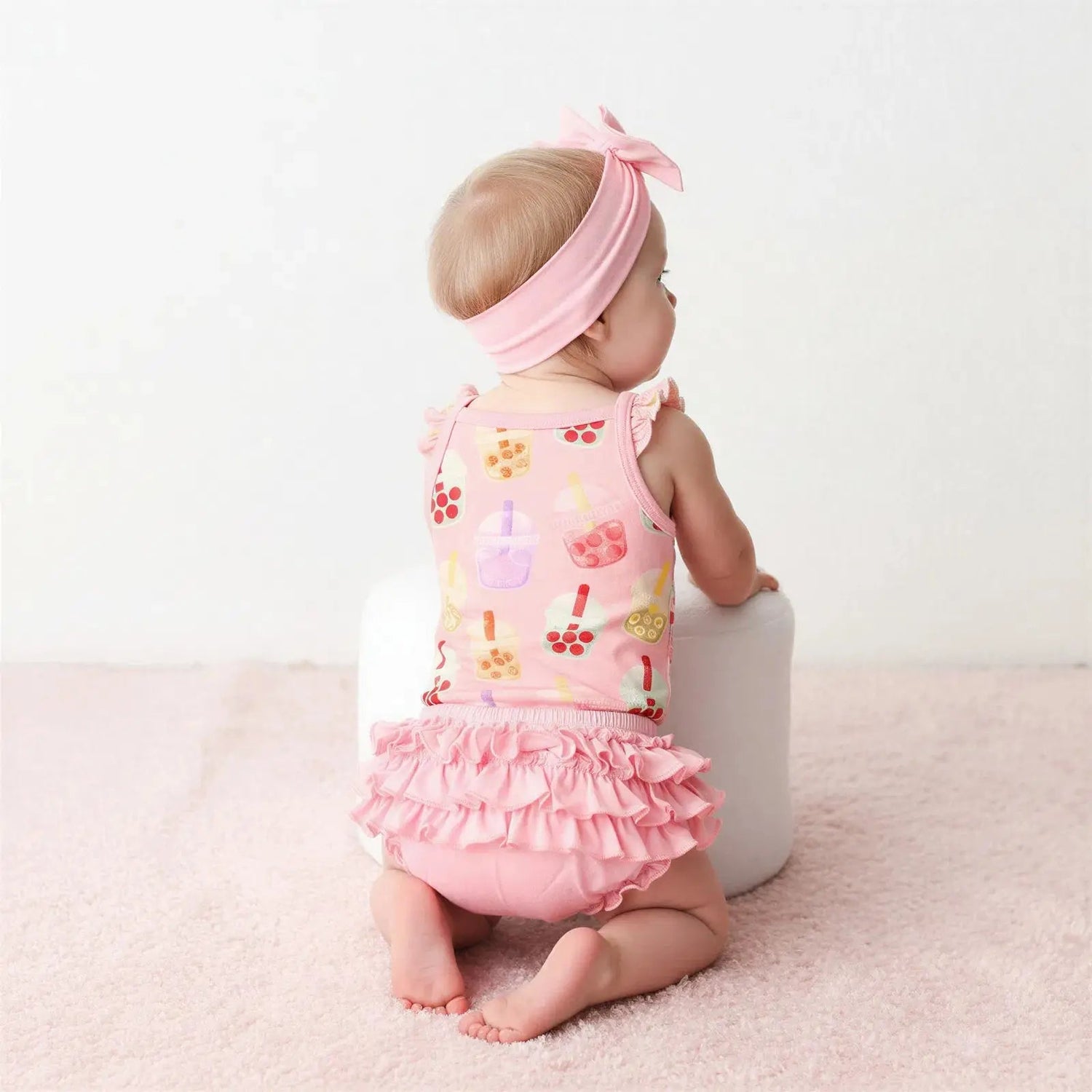 Boba Babes Bloomer Set - Baby & Toddler Clothing, Pink, Child, Ruffle, Toddler | Everetts Place
