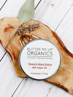 Butter Me Up Organics Body Butter Argan Oil for Stretch Mark Prevention - 