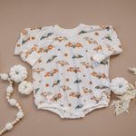 Bamboo Bubble Romper - Boho Bats by Little Joy Co. (view 3 of 7)